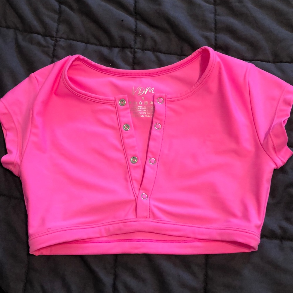 Bottom down swim top size small